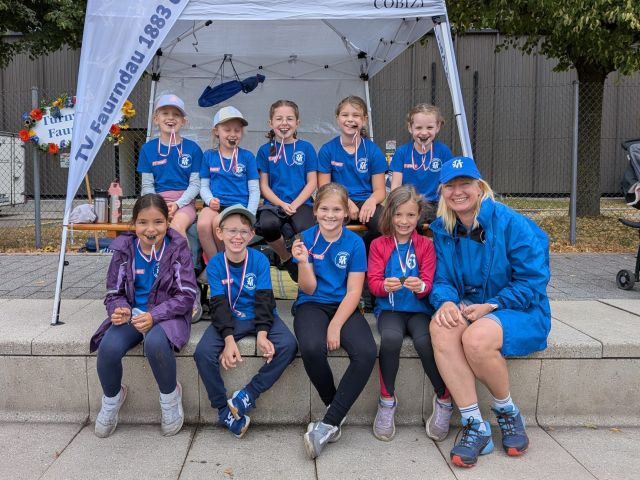 Gruppenfoto nach dem Parcours